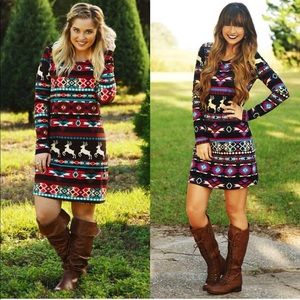 Hope’s Christmas sweater dress